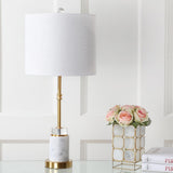 Saul 27" Marble/Crystal LED Table Lamp, Set of 2