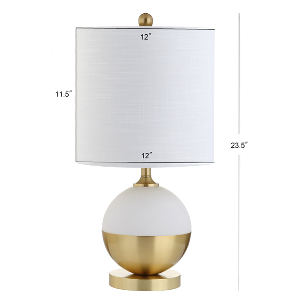 Dimension Image White/Brass