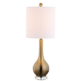 Shelby 25" Metal/Crystal Teardrop LED Table Lamp