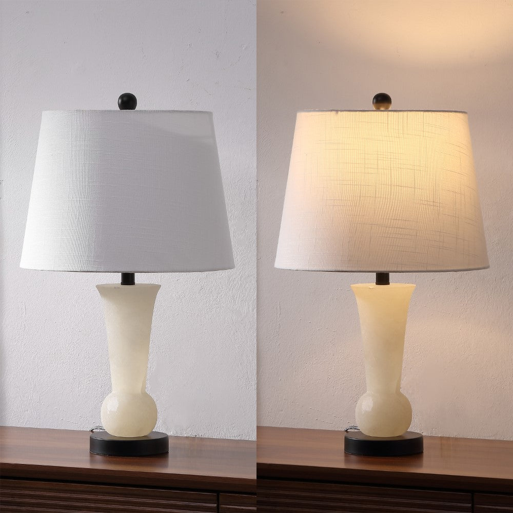 Kelsey 23" Alabaster LED Table Lamp