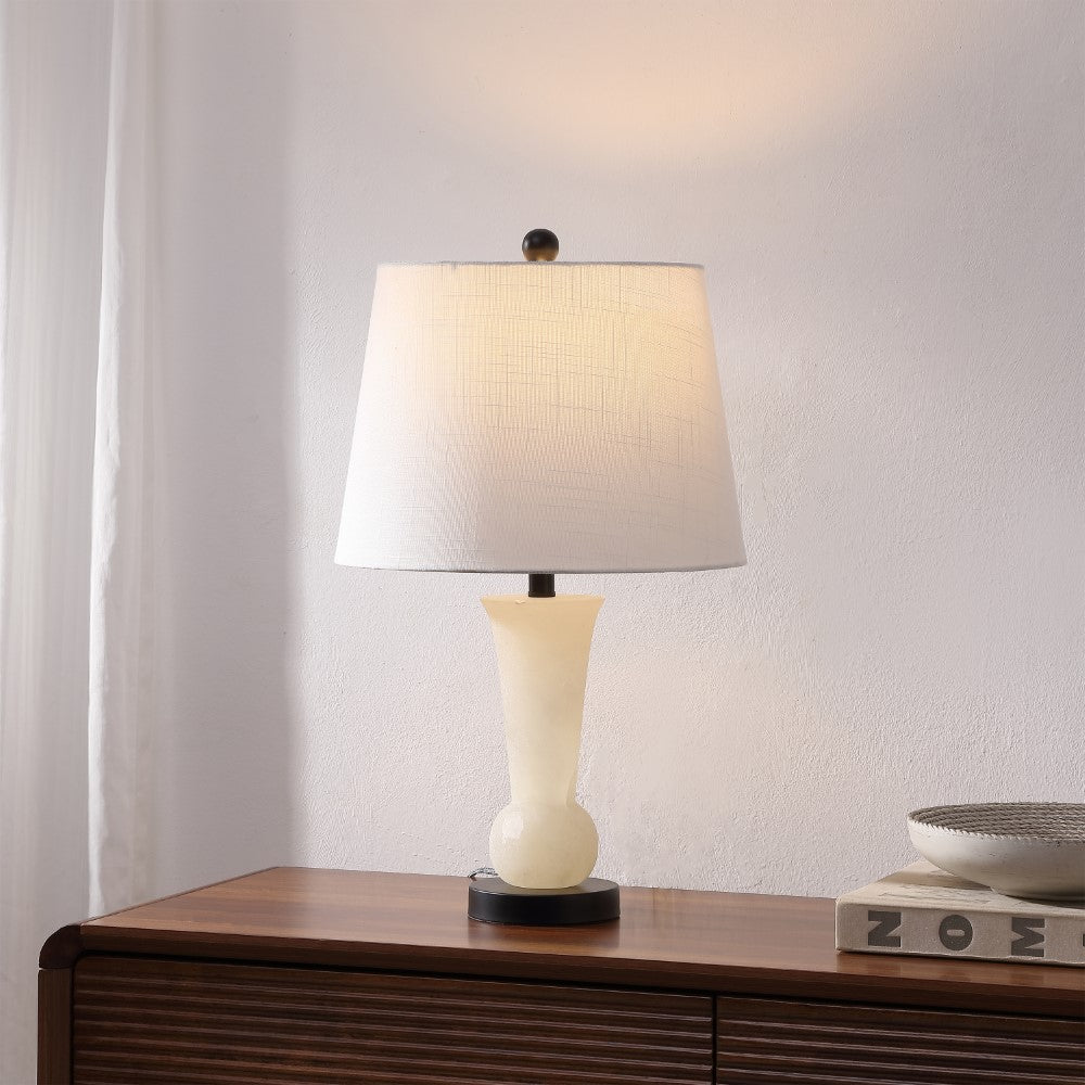 Kelsey 23" Alabaster LED Table Lamp