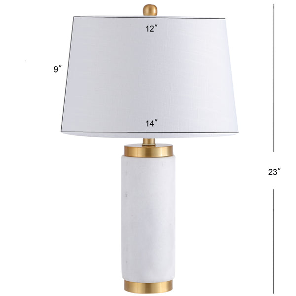 Dimension Image White/Brass