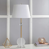 Ricardo 34" Crystal/Metal LED Table Lamp, Set of 2