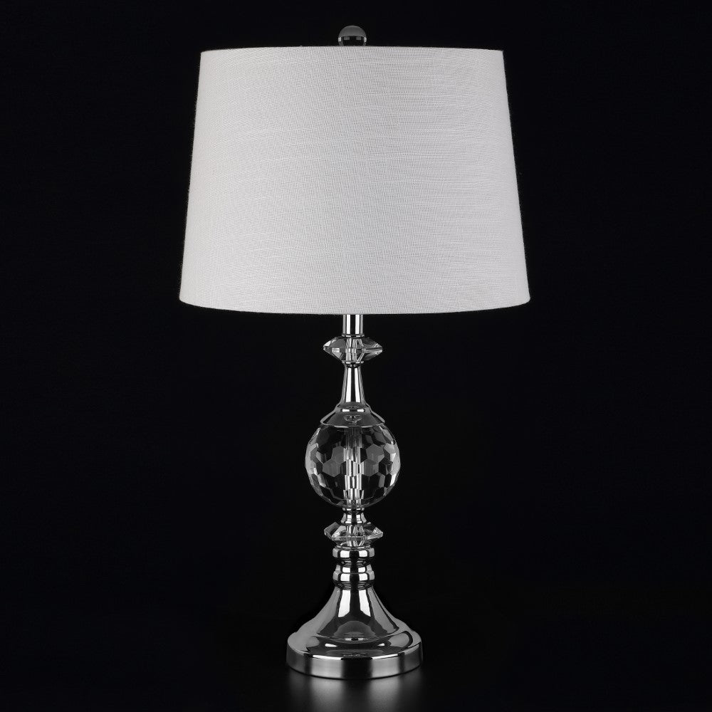 Paris 25.5" LED Crystal/Metal Table Lamp