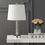 Fox 22" Glass/Metal LED Table Lamp, Set of 2