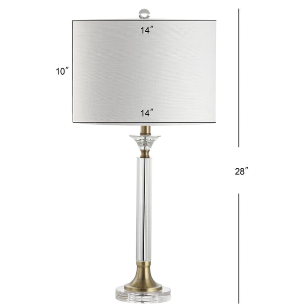 Dimension Image Clear/Brass Gold (Set of 2)