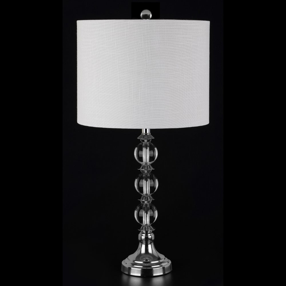 Janelle 26" Crystal/Metal LED Table Lamp, Set of 2