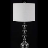 Janelle 26" Crystal/Metal LED Table Lamp, Set of 2