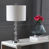 Janelle 26" Crystal/Metal LED Table Lamp, Set of 2