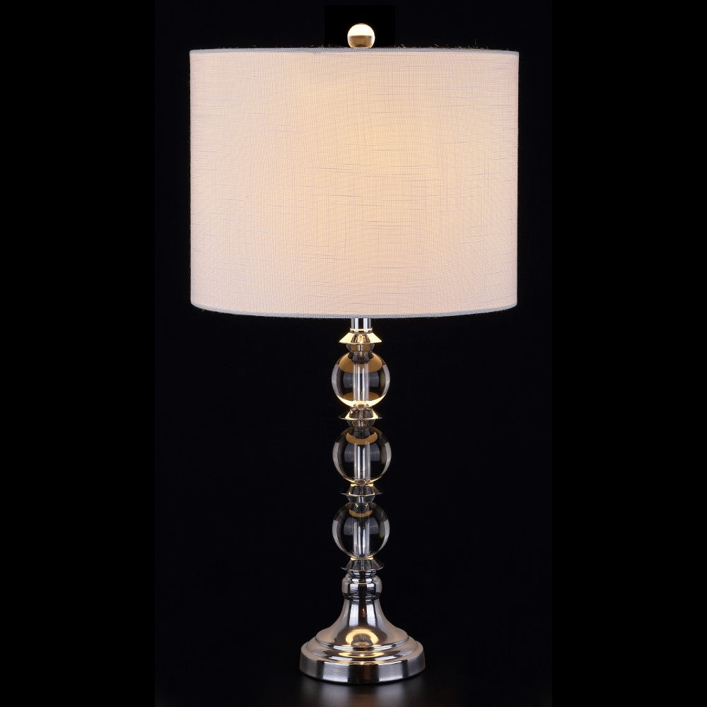 Janelle 26" Crystal/Metal LED Table Lamp, Set of 2