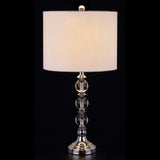 Janelle 26" Crystal/Metal LED Table Lamp, Set of 2