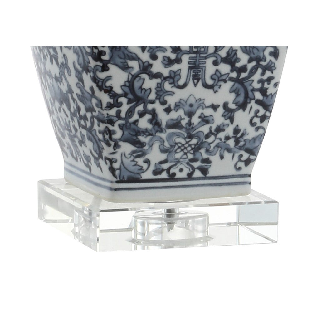 Seine 28" Ceramic/Crystal LED Table Lamp
