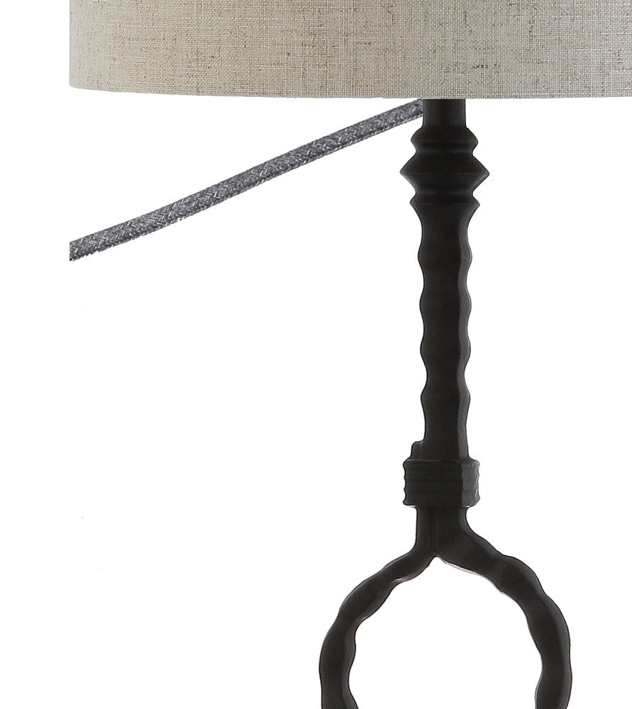 Siena 32.5" Metal/Marble LED Table Lamp