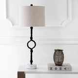 Siena 32.5" Metal/Marble LED Table Lamp