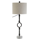 Siena 32.5" Metal/Marble LED Table Lamp
