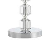 Cockatoo 27.5" Modern Stacked Crystal/Metal LED Table Lamp Set 2