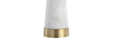 Doyle 26.5" Marble/Iron Gold Modern Column LED Table Lamp Set 2