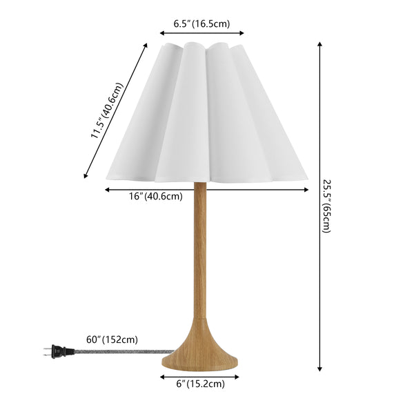 Dimension Image Brown Wood Finish (Set of 2)