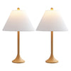 Brown Wood Finish (Set of 2)