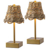 Brass Gold/Brown (Set of 2)