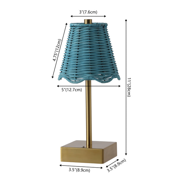 Dimension Image Brass Gold/Blue (Set of 2)