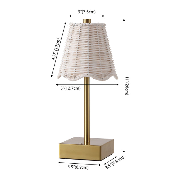 Dimension Image Brass Gold/White (Set of 2)