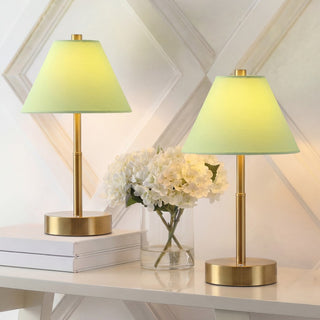 Frost 11.2 in. Vintage Metal Cordless Rechargeable Integrated Dimmable LED Table Lamp with Touch Sensor