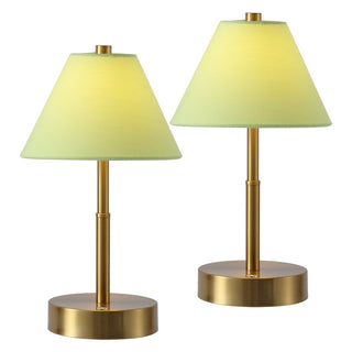 Frost 11.2 in. Vintage Metal Cordless Rechargeable Integrated Dimmable LED Table Lamp with Touch Sensor