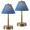Brass Gold/Blue (Set of 2)