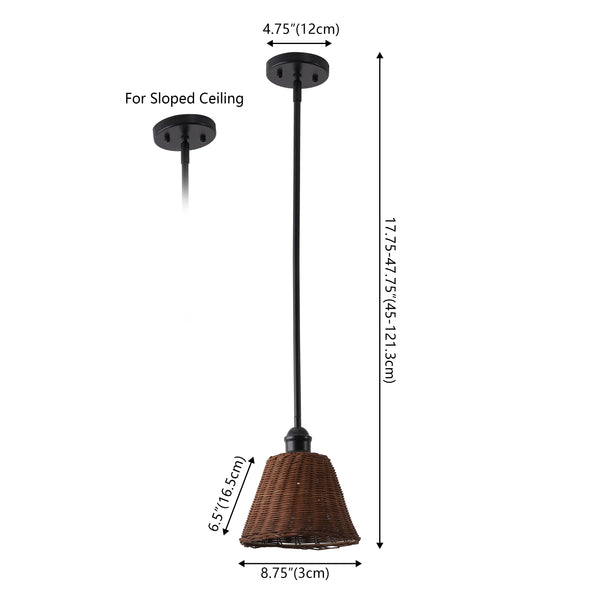 Dimension Image Black/Dark Brown / 8.8''