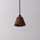 Larkspur 1-Light Coastal Bohemian Metal and Woven Rattan LED Pendant Light