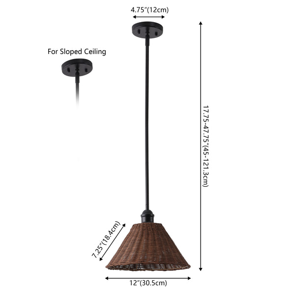 Dimension Image Black/Dark Brown / 12''