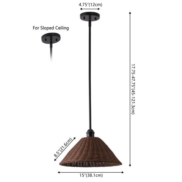 Dimension Image Black/Dark Brown / 15''