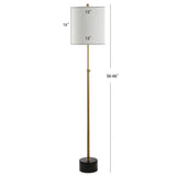 Eric 66" Adjustable Height Metal LED Floor Lamp