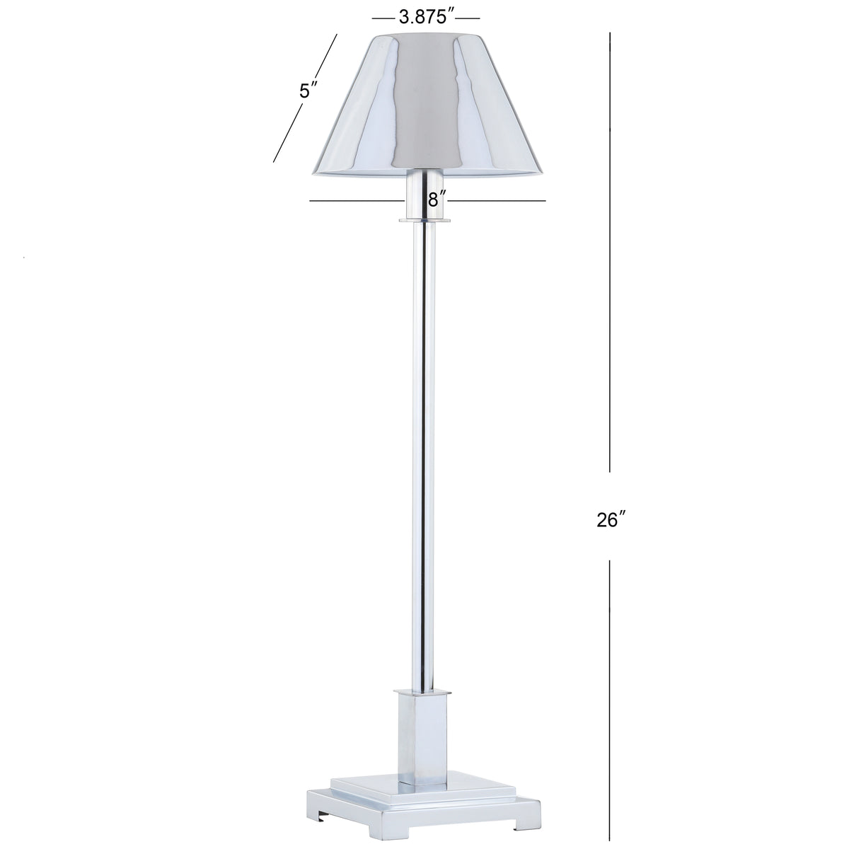 Katie 26" Metal Shade LED Table Lamp