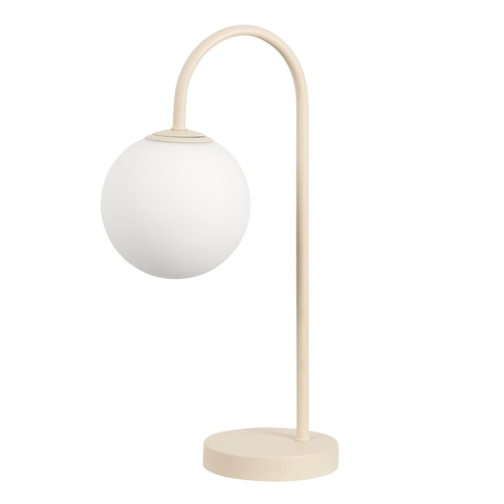 Miller 18.25" Iron/Glass Minimalist Mid-Century Globe LED Table Lamp