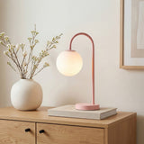 Miller 18.25" Iron/Glass Minimalist Mid-Century Globe LED Table Lamp