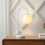 Miller 18.25" Iron/Glass Minimalist Mid-Century Globe LED Table Lamp
