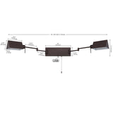 Davis Farmhouse Industrial Single Swing Arm Plug-In or Hardwired Iron LED Wall Sconce with Pull-Chain