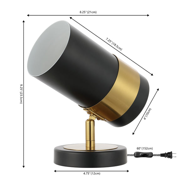 Dimension Image Black/Brass Gold