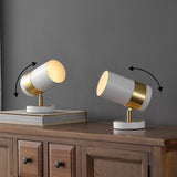 Trade 9.25" Modern Industrial Iron Adjustable Indoor LED Floor Spotlight