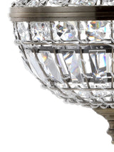 Breanna Crystal/Metal Empire LED Pendant