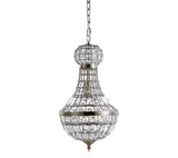 Breanna Crystal/Metal Empire LED Pendant