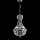 Breanna Crystal/Metal Empire LED Pendant