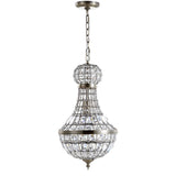 Breanna Crystal/Metal Empire LED Pendant