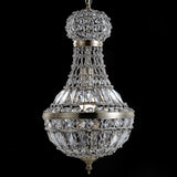 Breanna Crystal/Metal Empire LED Pendant