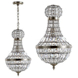 Breanna Crystal/Metal Empire LED Pendant
