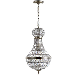 Breanna Crystal/Metal Empire LED Pendant