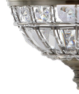 Breanna Crystal/Metal Empire LED Pendant