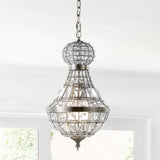 Breanna Crystal/Metal Empire LED Pendant
